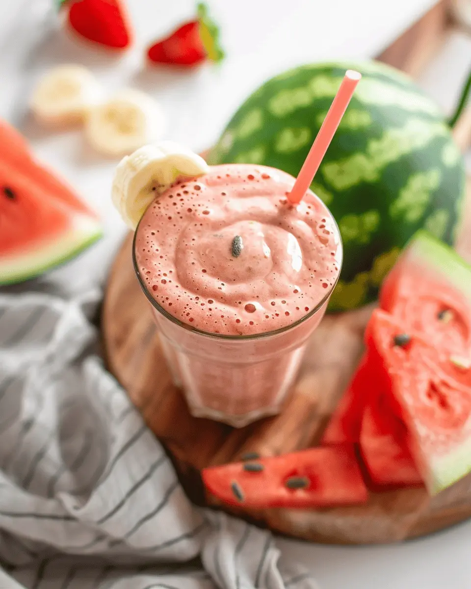 Best Watermelon Banana Smoothie Recipe for a Refreshing Boost