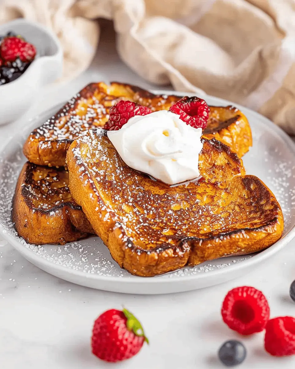 Crème Brûlée French Toast: Indulgent Breakfast with Turkey Bacon
