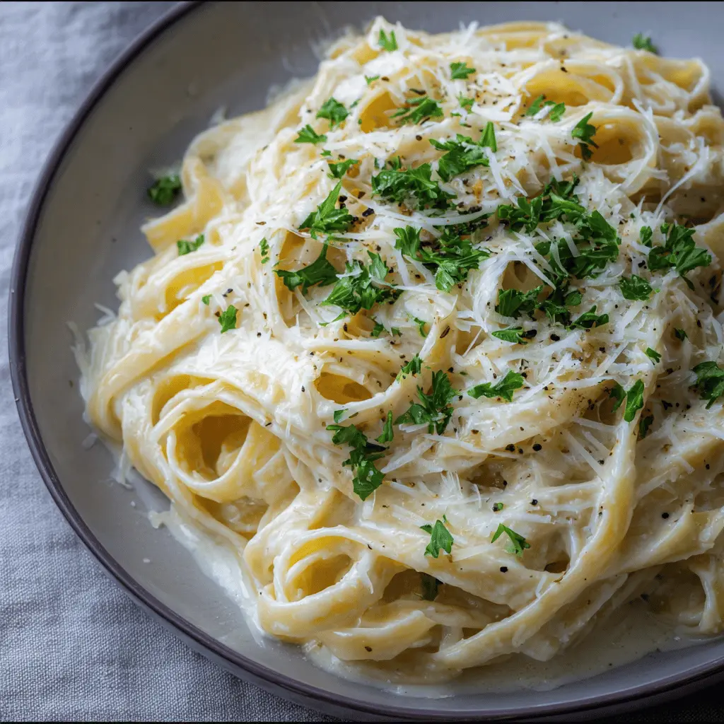 Best Easy Creamy Fettuccine Alfredo