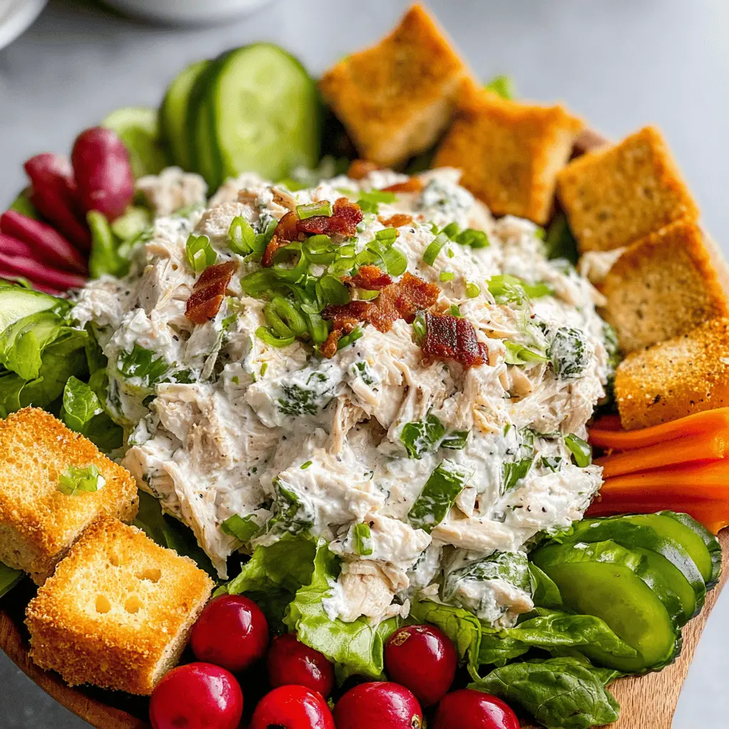 Best Rotisserie Chicken Salad with Turkey Bacon Delight