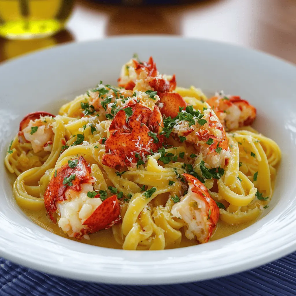 Buttered Lobster Pasta