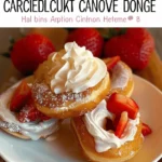 Carnivore Vanilla Cake Donuts with Whipped Cream