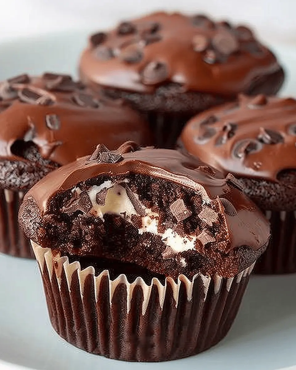 Cheesecake Stuffed Chocolate Cupcakes: Indulgent Dessert Delight