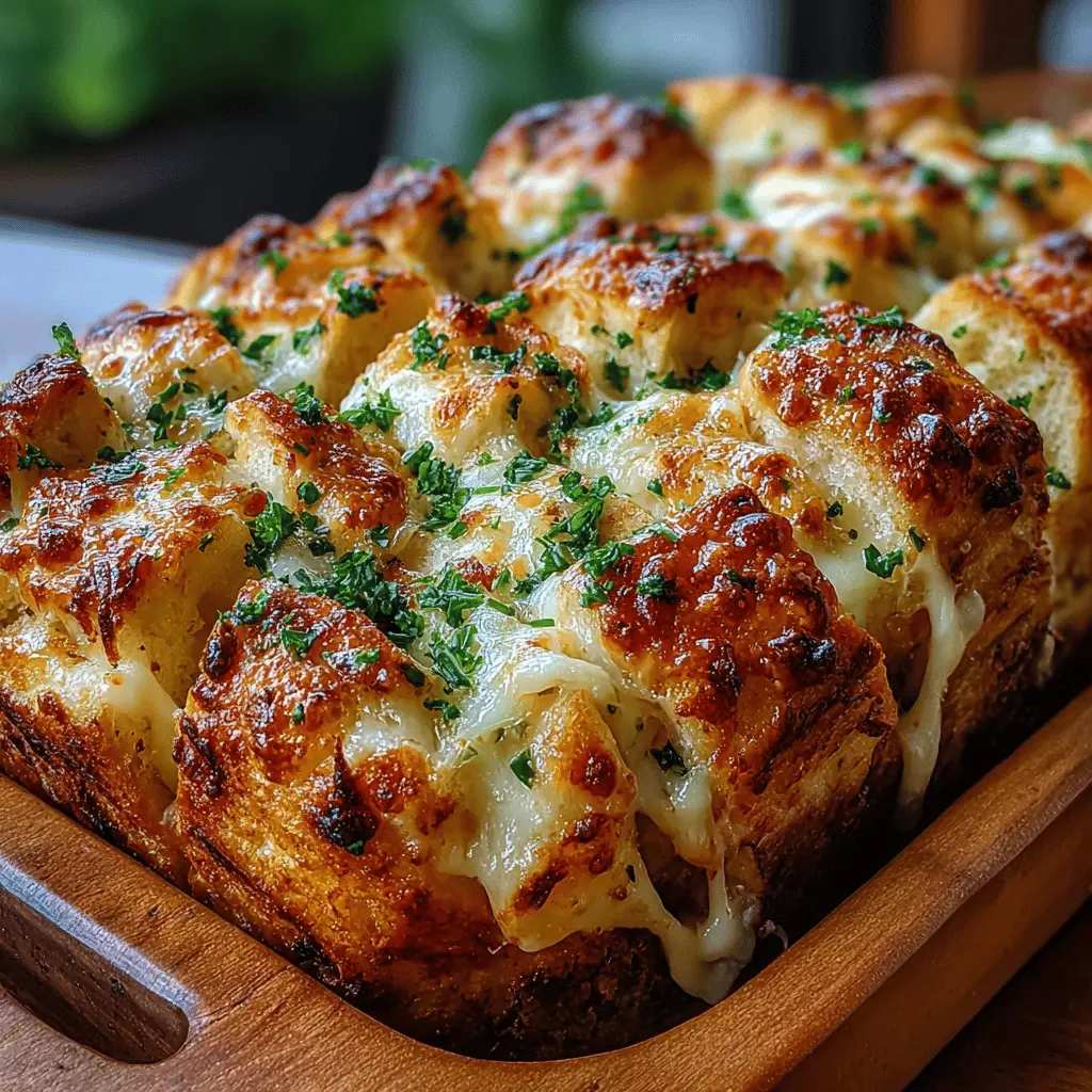 Cheesy Garlic Bliss Pull-Apart Bread: Easy Comfort for Everyone