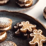 Gingerbread Sandwich Cookies with Ginger Cream Filling