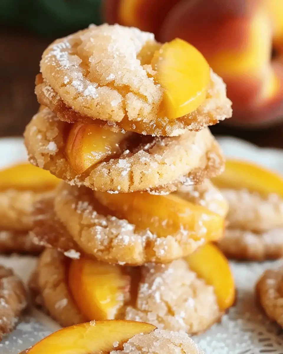 Irresistible Peach Cobbler Cookies for Effortless Summer Bliss