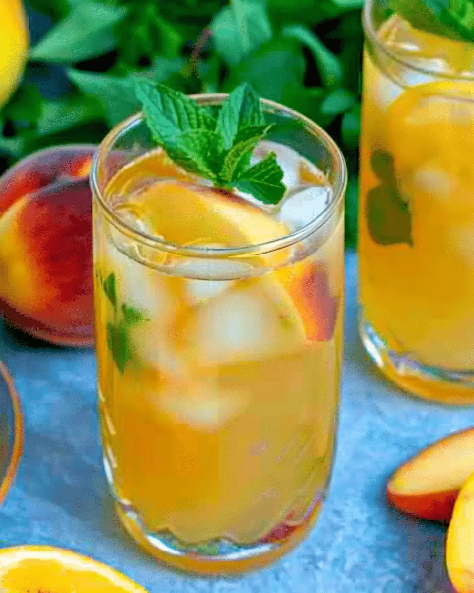 Peach Lemonade Recipe: Refreshing and Sugar Free Delight
