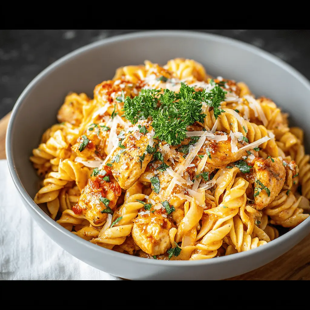 Rosé Pasta with Chicken