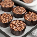 Quick Chocolate Peanut Butter Rice Krispie Cups