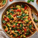 Ground Turkey Zucchini Skillet