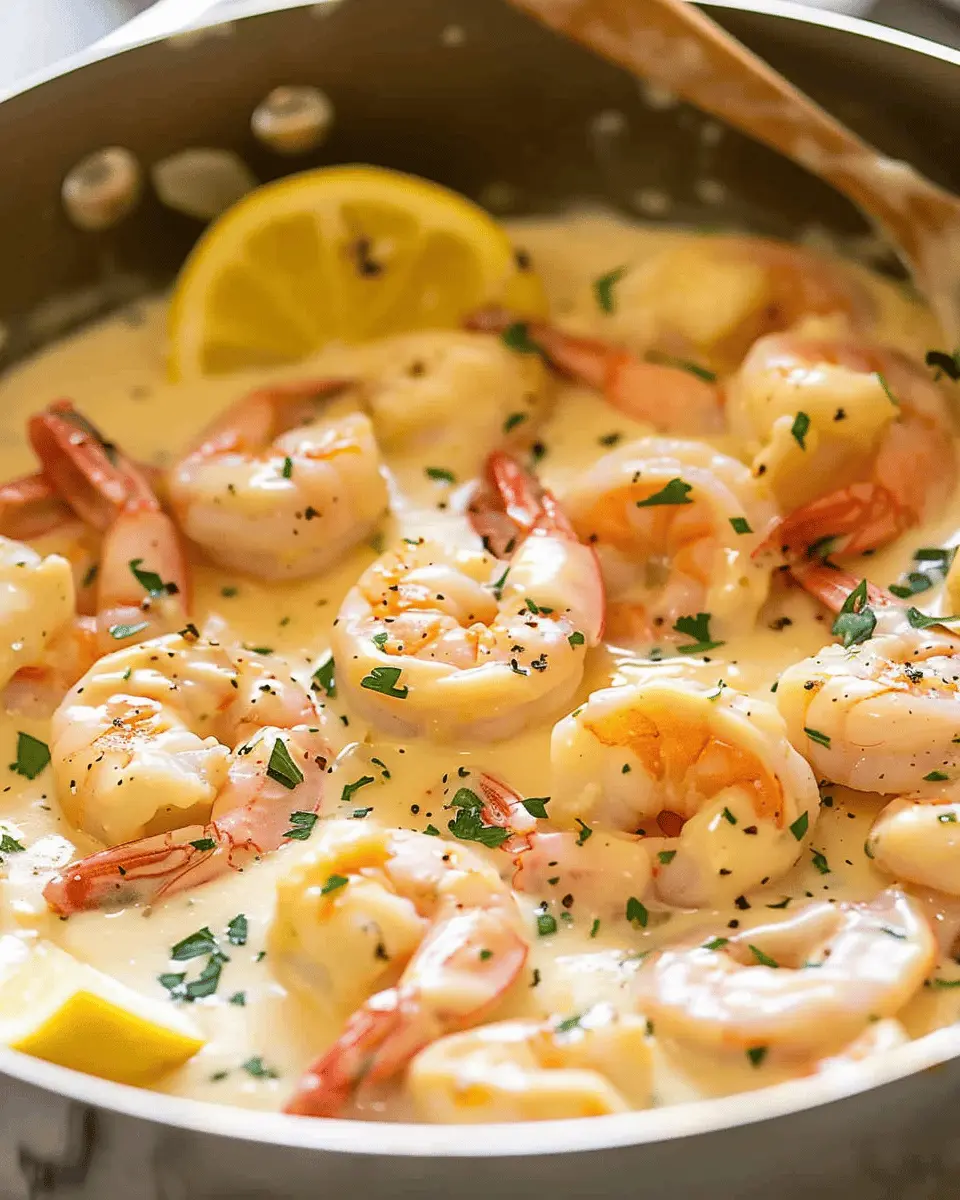 Creamy Garlic Shrimp