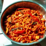 Spicy Korean Gochujang Noodles {10 Minute Weeknight Meal!}