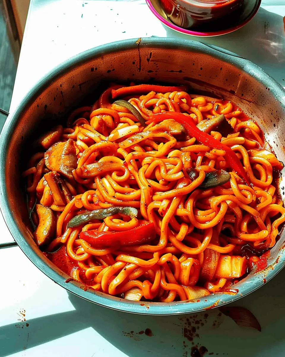 Spicy Korean Gochujang Noodles: A Quick and Easy 10-Minute Meal