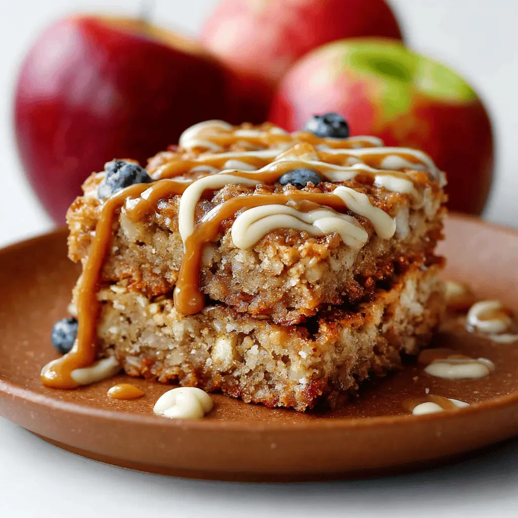 Apple Cinnamon Breakfast Bars: Easy, Healthy, and Deliciously Warm