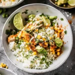Street Corn Chicken Rice Bowls