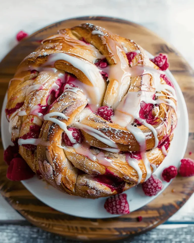 Raspberry Twist Bread