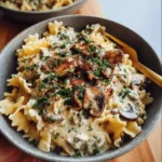Creamy Vegan Mushroom Stroganoff (GF Optional)