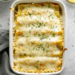 Chicken Alfredo Lasagna Rolls