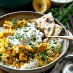 Dump-and-Bake Chicken Tzatziki with Rice