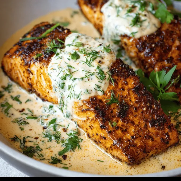 Easy Creamy Cajun Salmon