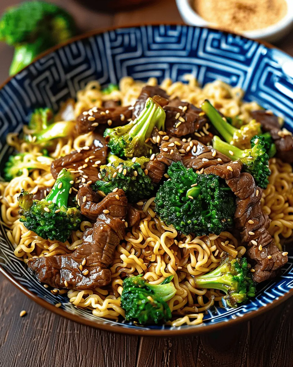 Beef and Broccoli Ramen Stir-Fry: Easy Comfort in Every Bite