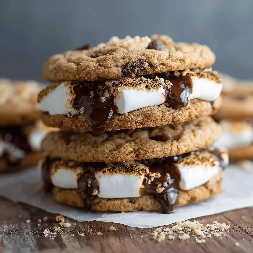S’mores Marshmallow Cookies