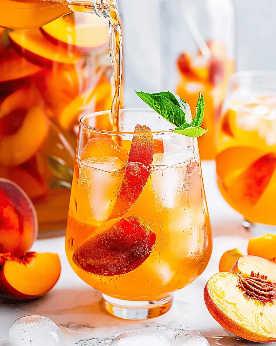 Peach Sangria: Refreshingly Easy Summer Delight Recipe