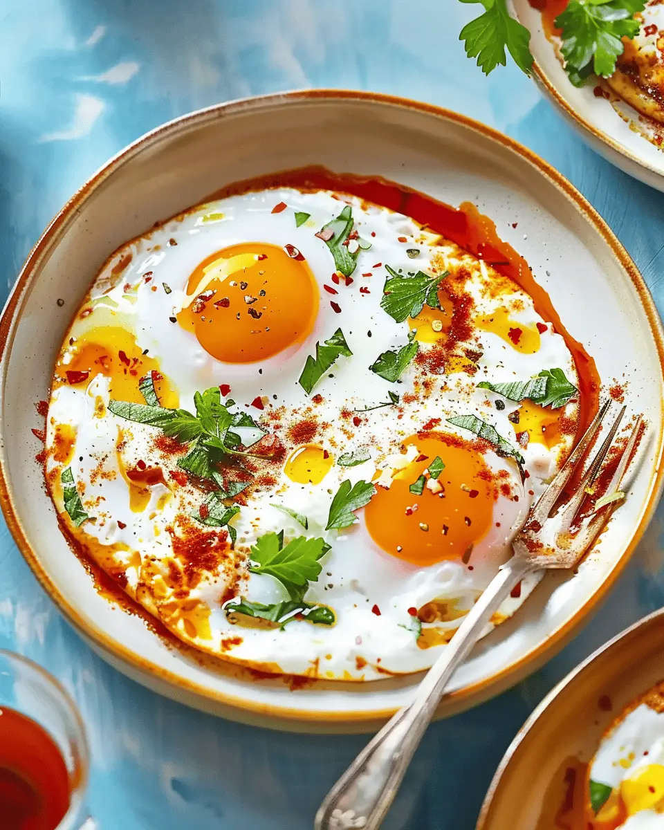 Çılbir Turkish Eggs: Easy Recipe with Turkey Bacon Twist