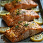 Baked Lemon Garlic Salmon