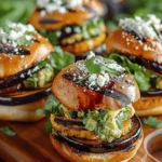 Grilled Eggplant & Hatch Sliders