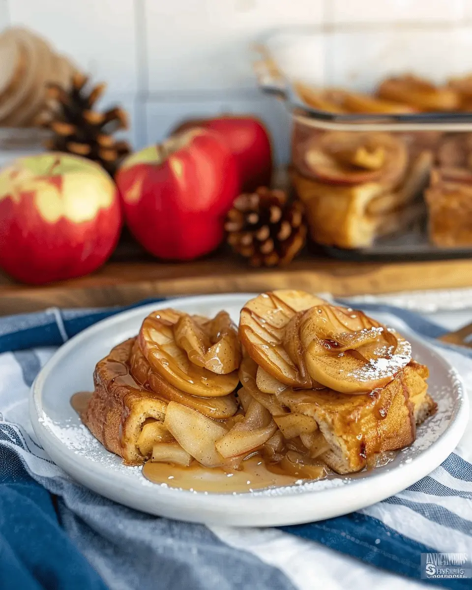 Caramel Apple French Toast Casserole: Indulgent Breakfast Delight