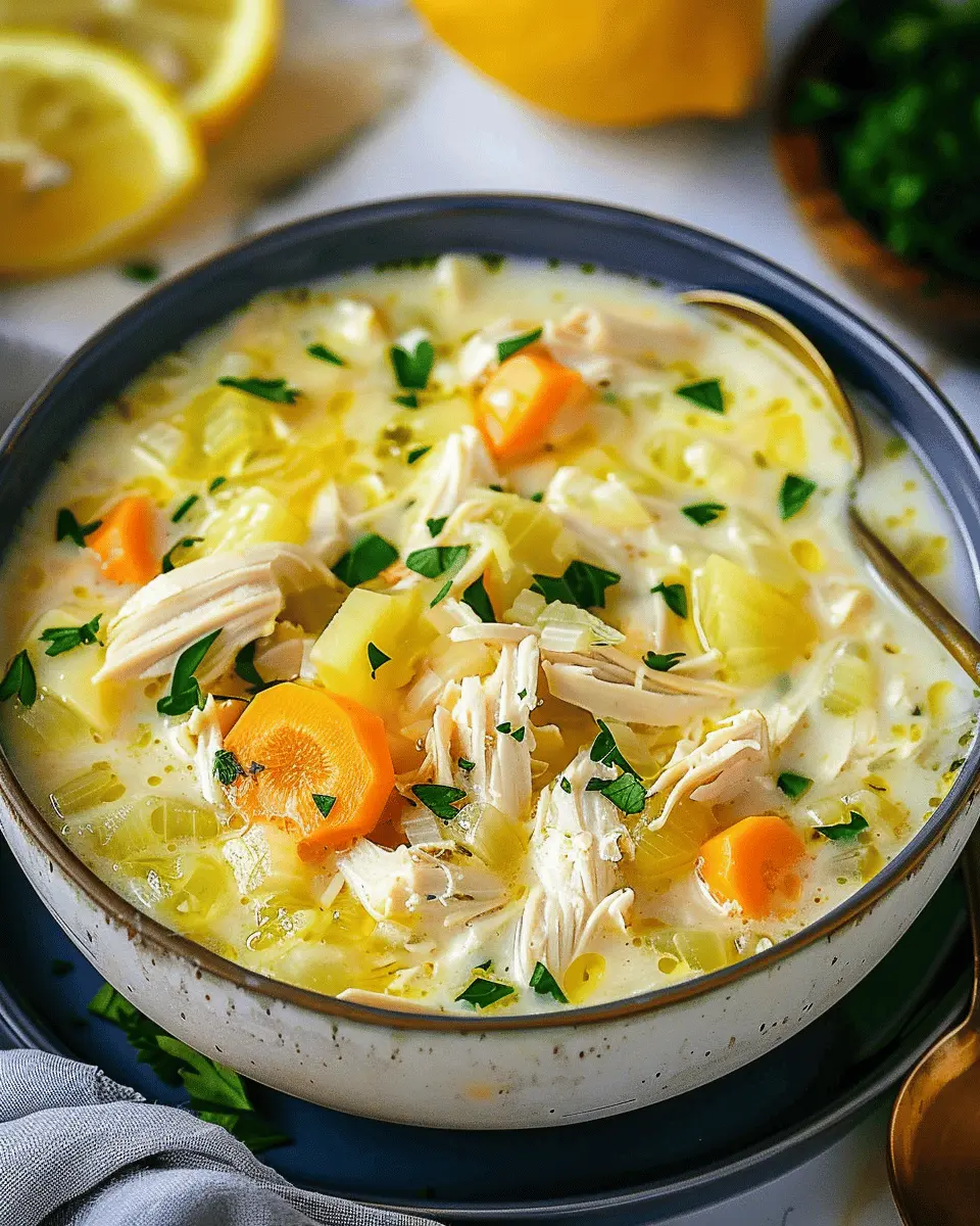 Greek Lemon Chicken Soup: The Best Avgolemono Recipe to Savor
