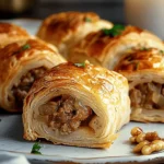 Savory French Onion Sausage Rolls