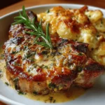 Smothered Pork Chop and Scalloped Potato Casserole