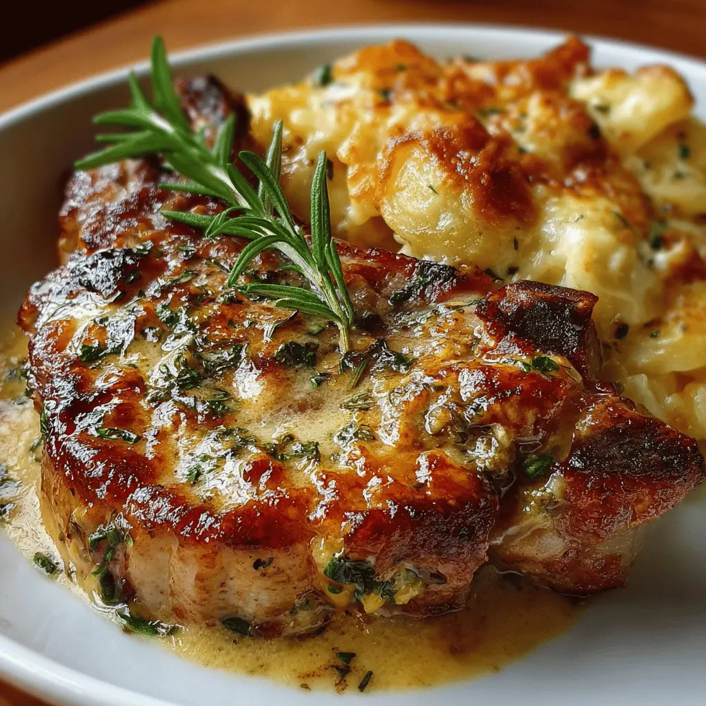 Smothered Pork Chop and Scalloped Potato Casserole Delight