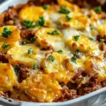 Hearty Hobo Casserole with Ground Beef and Potatoes