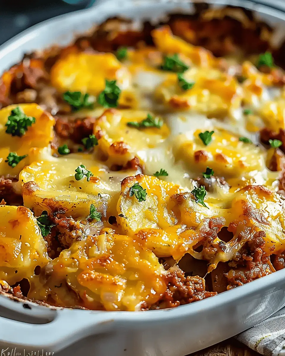 Hearty Hobo Casserole: Easy Comfort with Ground Beef and Potatoes