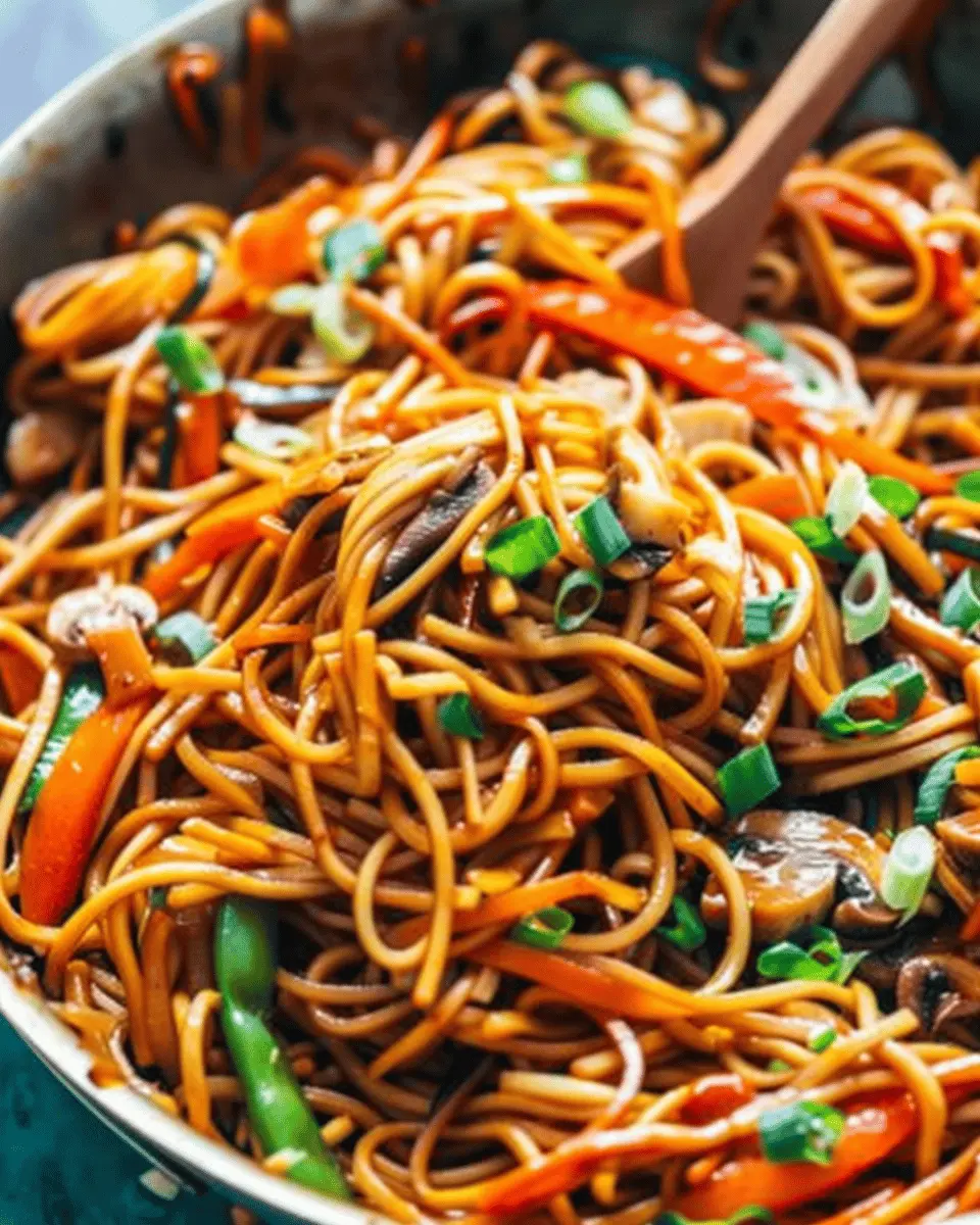 15 Minute Lo Mein: Easy Recipe with Turkey Bacon and Chicken Ham