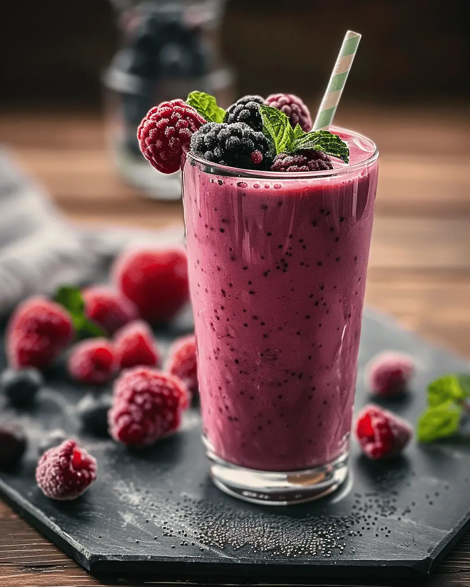 Amazing Berry Bliss Smoothie: A Refreshingly Easy Treat