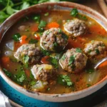 Caldo de Albóndigas (Mexican Meatball Soup)