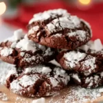 Chocolate Mint Snowtop Cookies Recipe