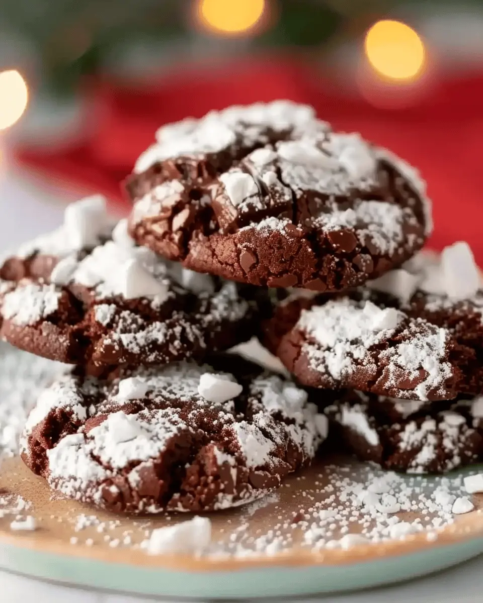 Chocolate Mint Snowtop Cookies Recipe – Indulgent Holiday Treats