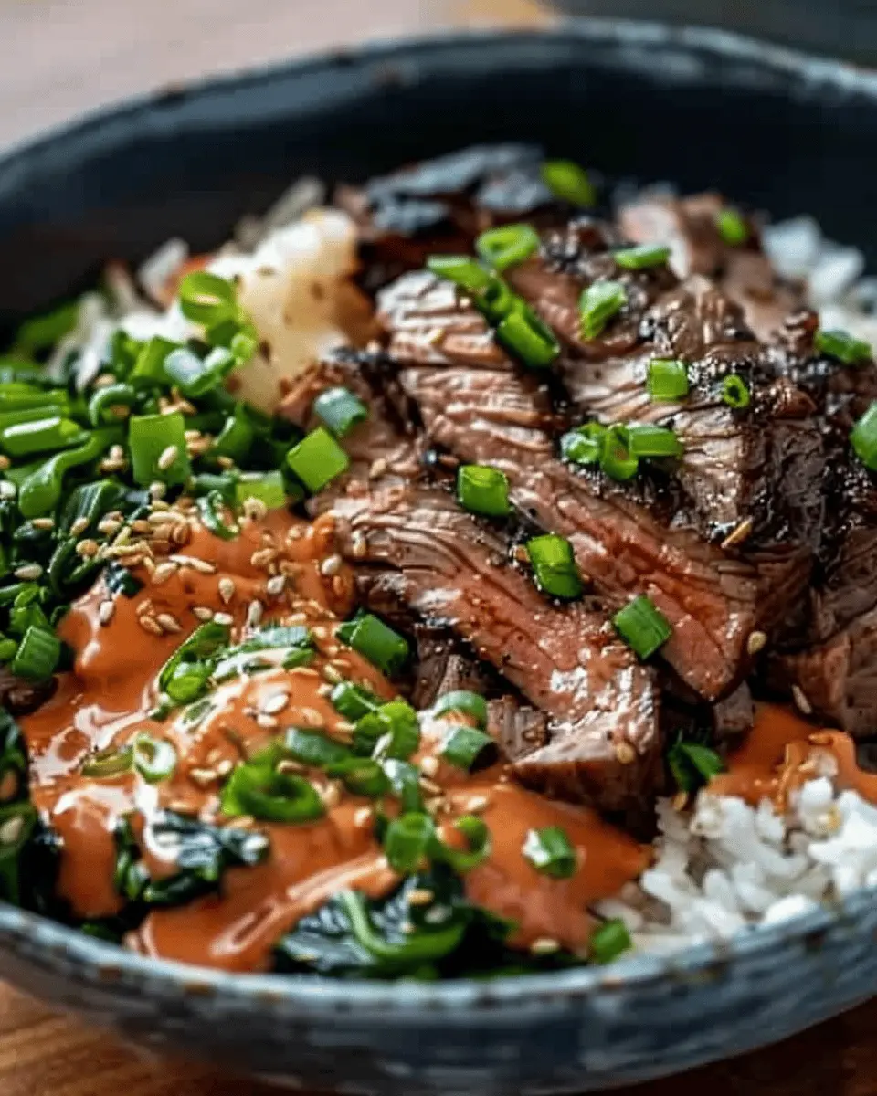 Delicious Korean BBQ Steak Rice Bowls Recipe: A Quick, Flavorful Delight