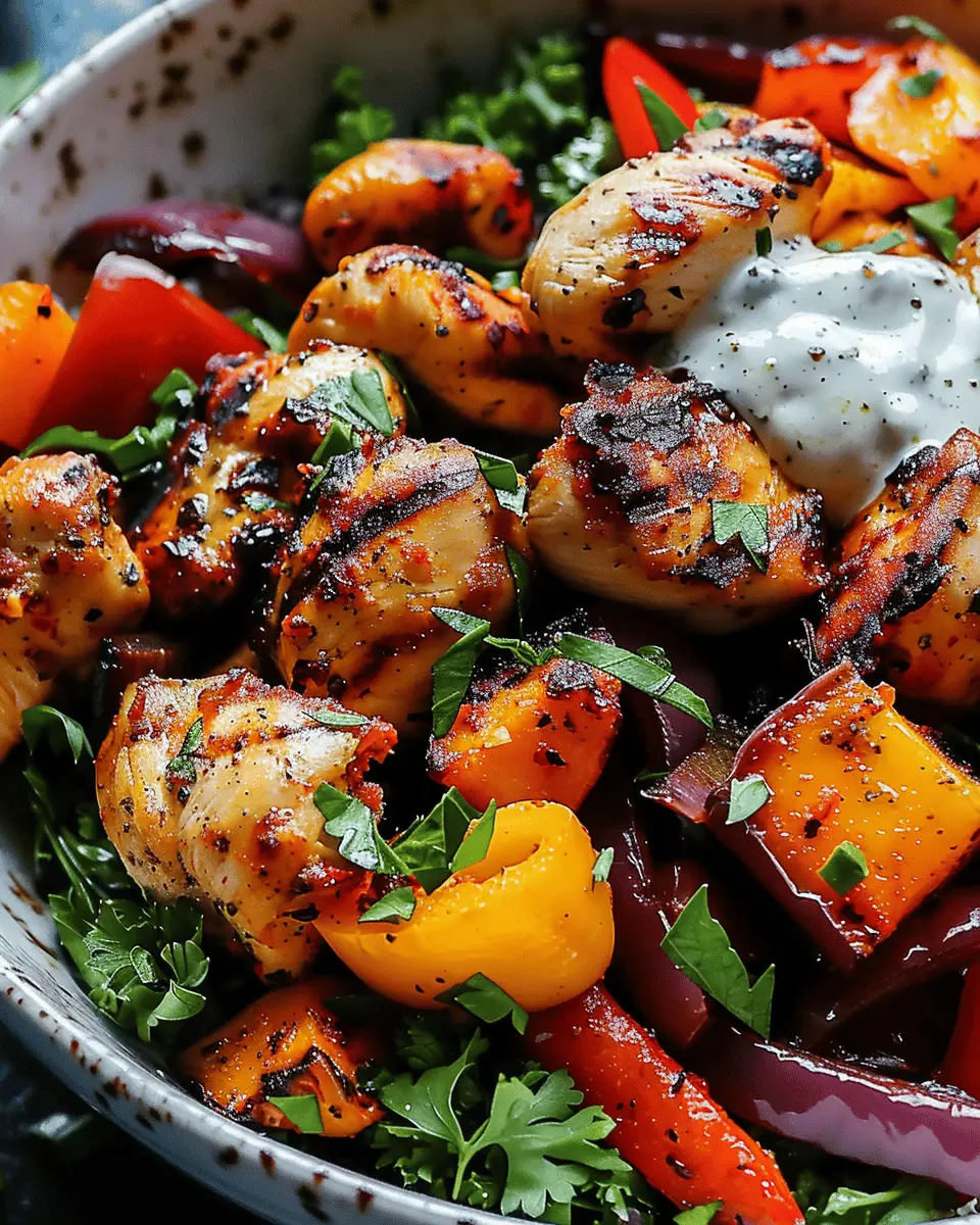 Healthy Spicy Chicken Bowls: Easy Roasted Veggie Recipe to Savor