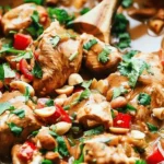 Slow Cooker Thai Peanut Chicken