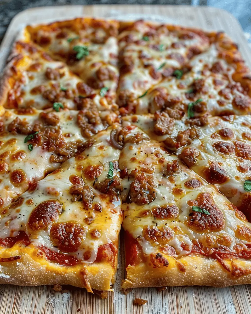Sourdough Chicago-Style Thin Crust Pizza: The Best Homemade Delight