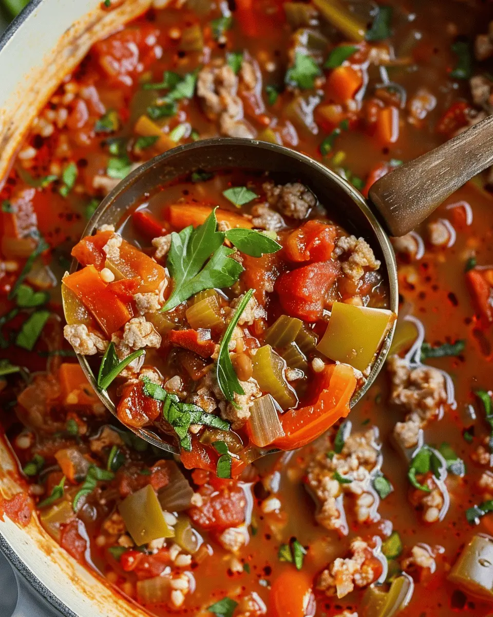 Stuffed Pepper Soup