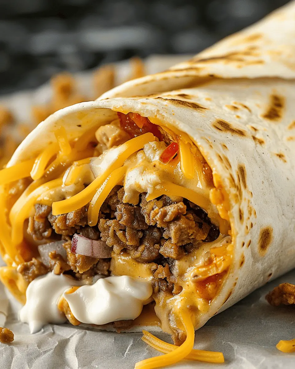 Taco Bell Beefy Melt Burrito: A Delicious Homemade Twist