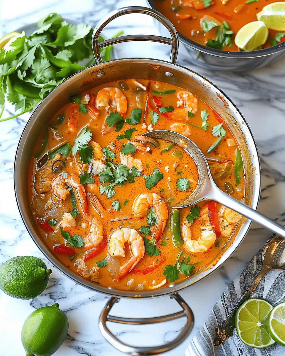 Thai Coconut Curry Soup: Easy Recipe for Comforting Flavor
