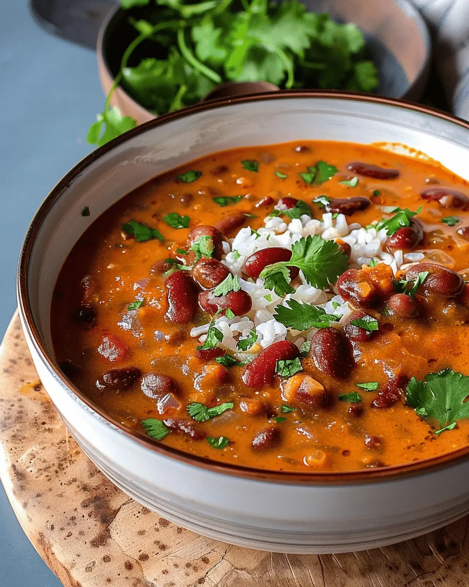 15-minute coconut kidney bean curry: Quick and Easy Delight